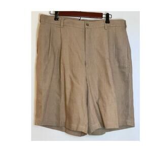 Jos. A. Bank 100% Linen Shorts -‎ Size 36 - Travelers Collection